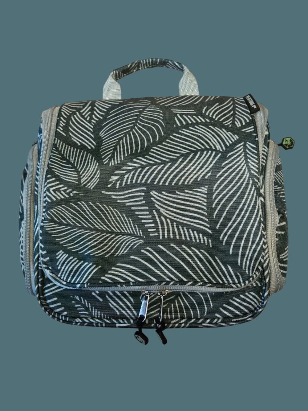Venture 4th Green Compact Zip Around Hanging Toiletry Travel Bag Men/Women